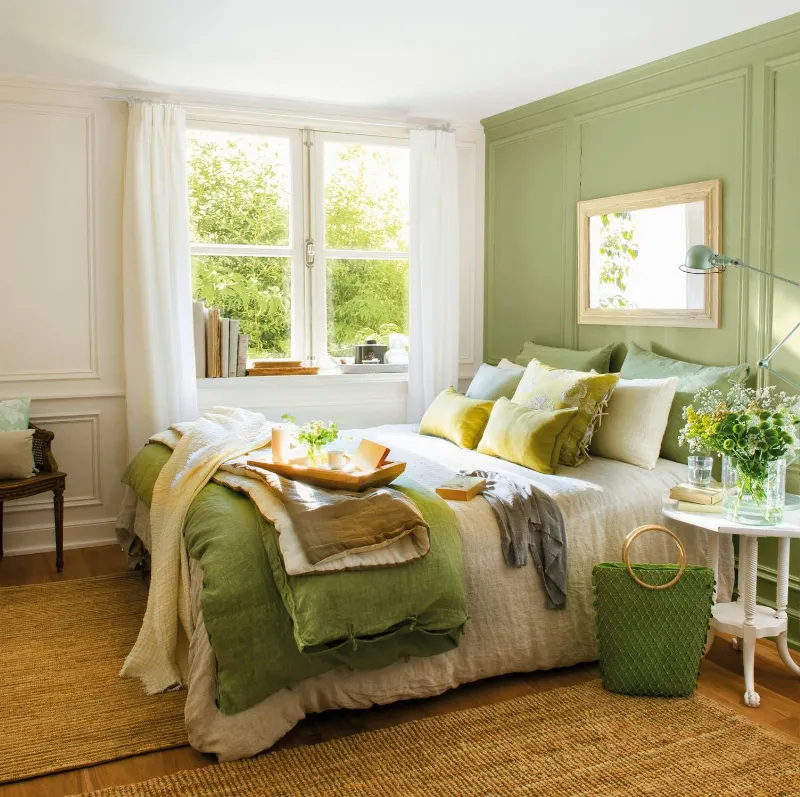 Los Colores Complementarios al Verde en la Arquitectura de Fachadas y Decoración